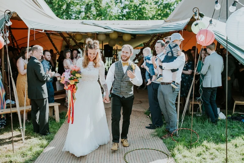 Walking out of the Party Tent of dreams 💛 📷 Daniel Ackerley Photography