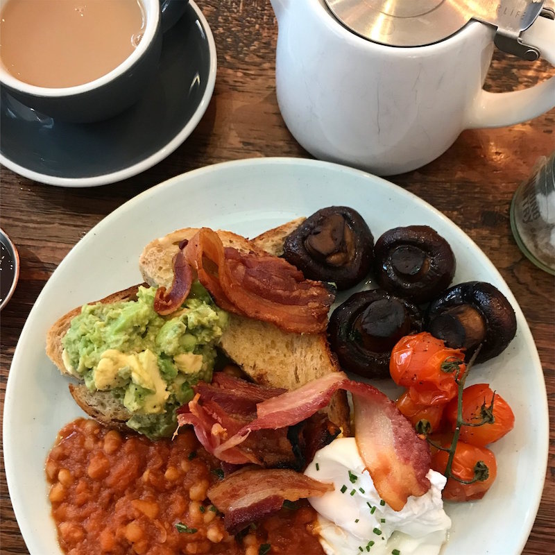 The veggie (with added bacon) 🙊