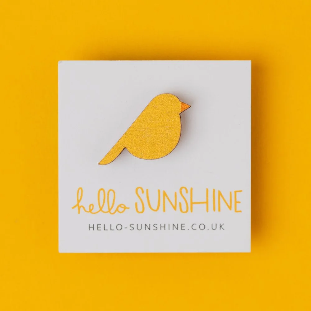 CANARY LAPEL PIN