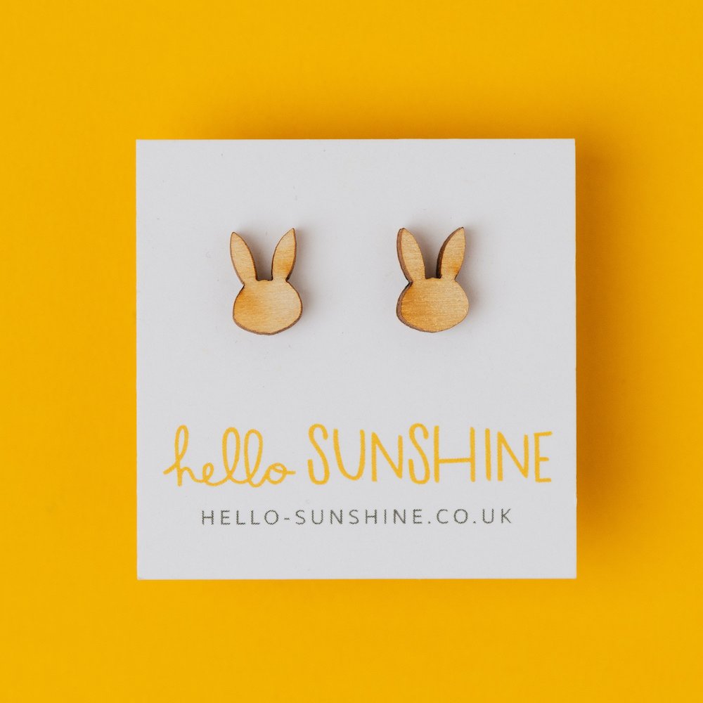 BUNNY RABBIT STUD EARRINGS
