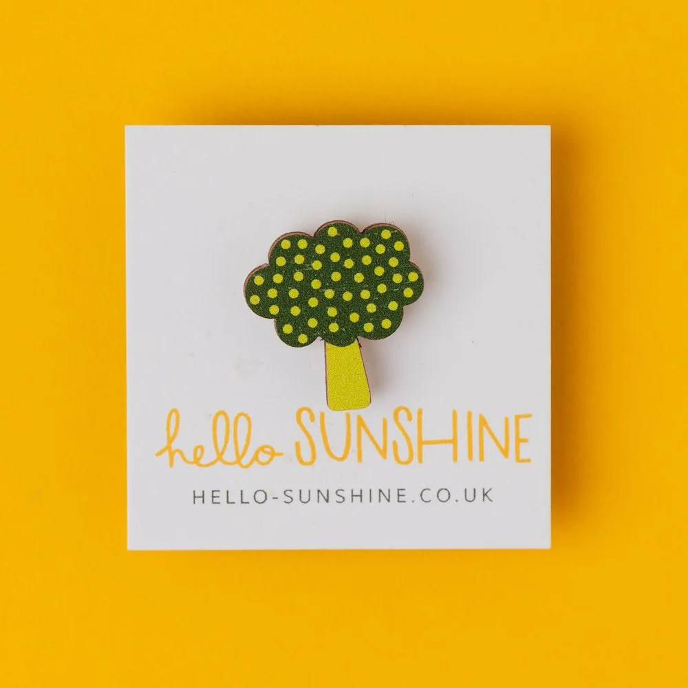 BROCCOLI LAPEL PIN