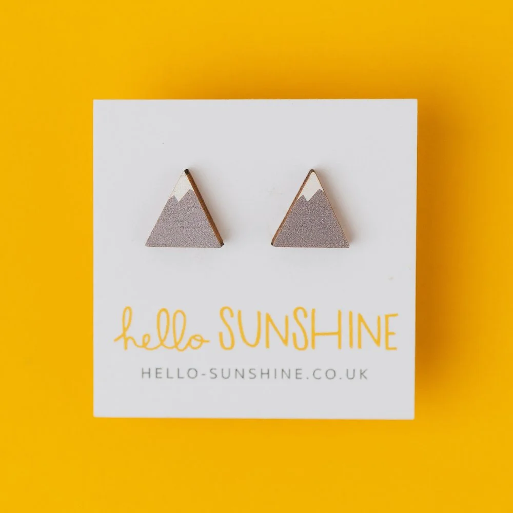 MOUNTAIN STUD EARRINGS