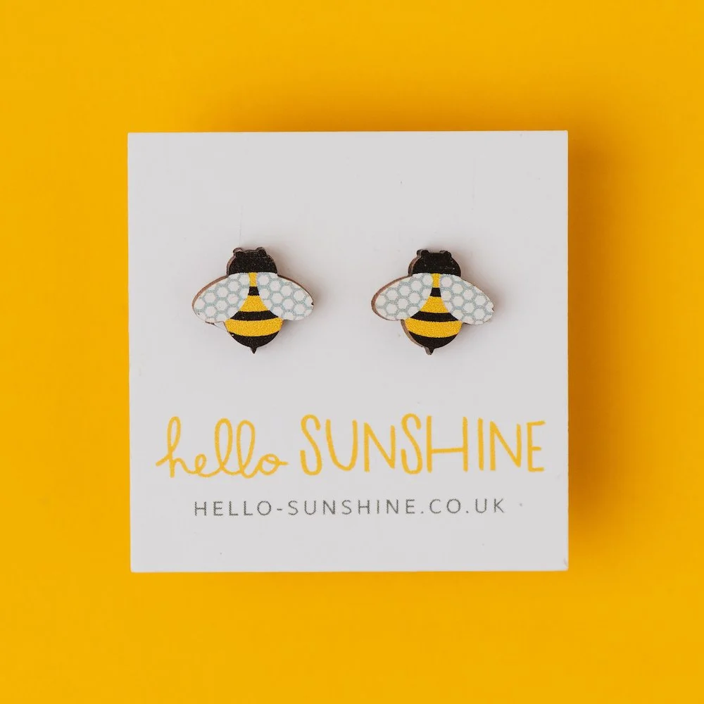BUMBLEBEE STUD EARRINGS
