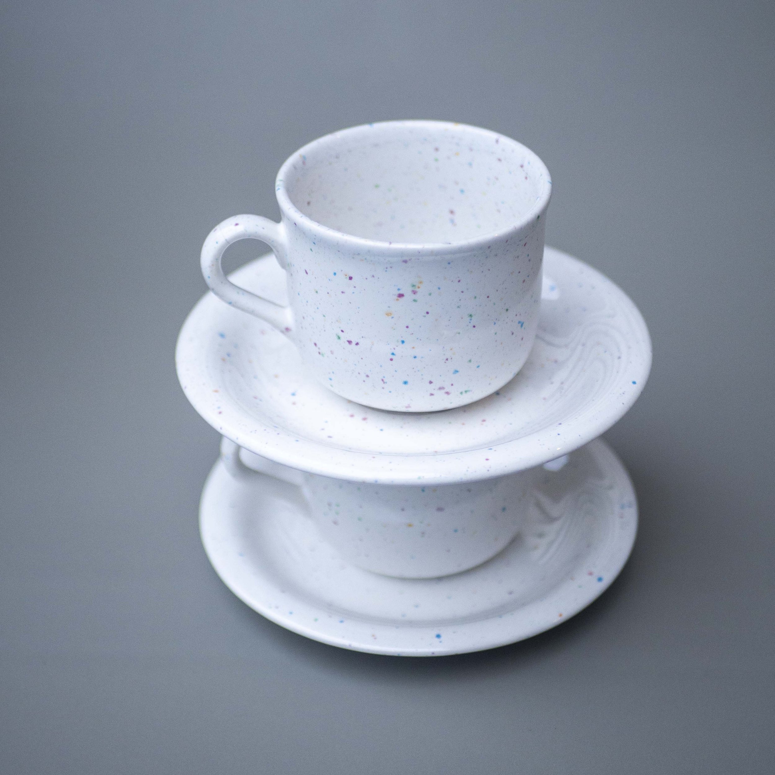 John Tams 'Banquet', Cups with saucer, HEMA (set of 2)