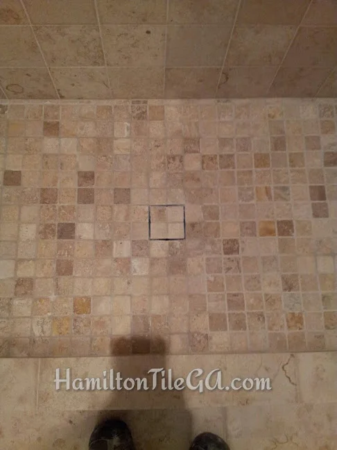 An example of a tileable drain by Schluter Systems. You have a number of options for your drain finish. Oil rub Bronze, Brushed Nickel, or Stainless. As well a plethora of line drains. Check out the drains here .