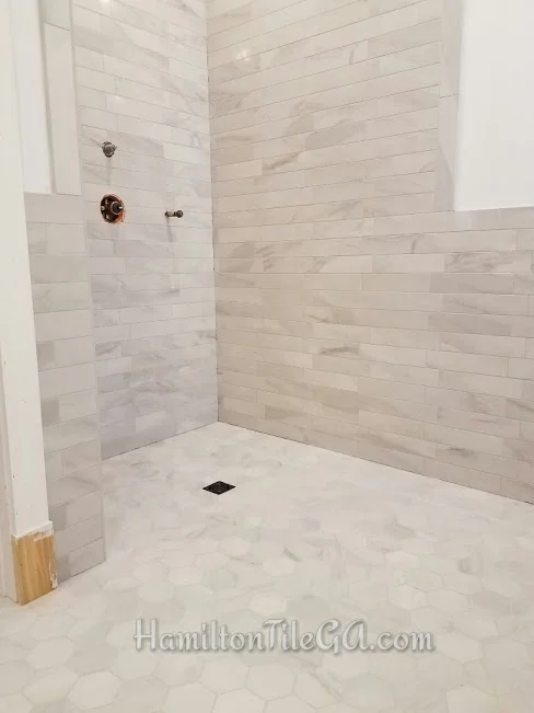 No caulking, yet!