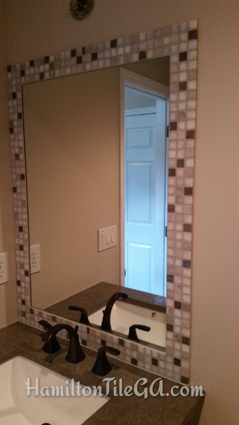 The regular growth of our portfolio is a sign that we are a business that values conscientious, consistent and customer focused service. This is a bit of artisan tile work done in East Cobb, GA for a design oriented homeowner.