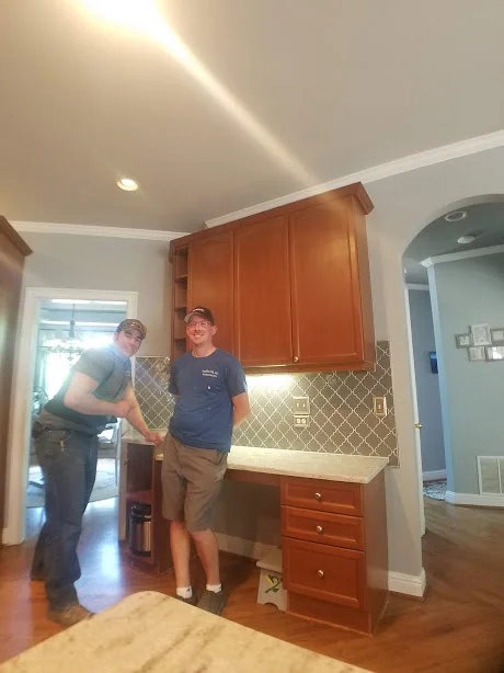 The guys after a true team building project! Vetted tile installers. We are producers. We get you what you want.