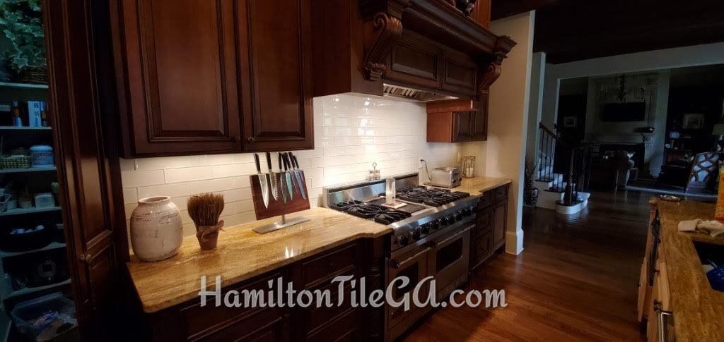 We offer the least expensive glass back splashes on the market because you will only have to do it once. These are highly technical installs that we are experts at and we have the receipts to prove it.