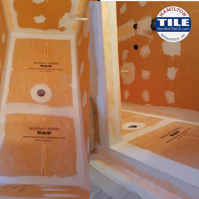 shower water proofing
