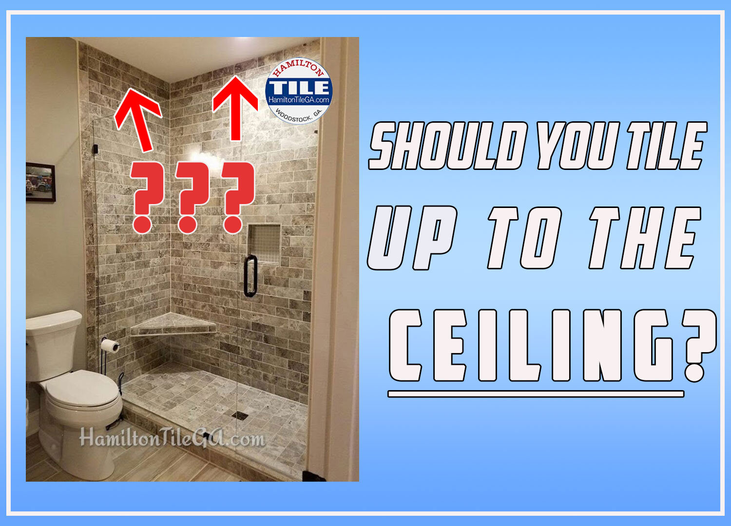 How To Finish Where Tile Meets Ceiling