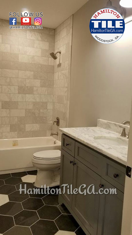 A Tile Guy S Blog Bathroom Remodeling, How To Install Porcelain Tile On Ceiling