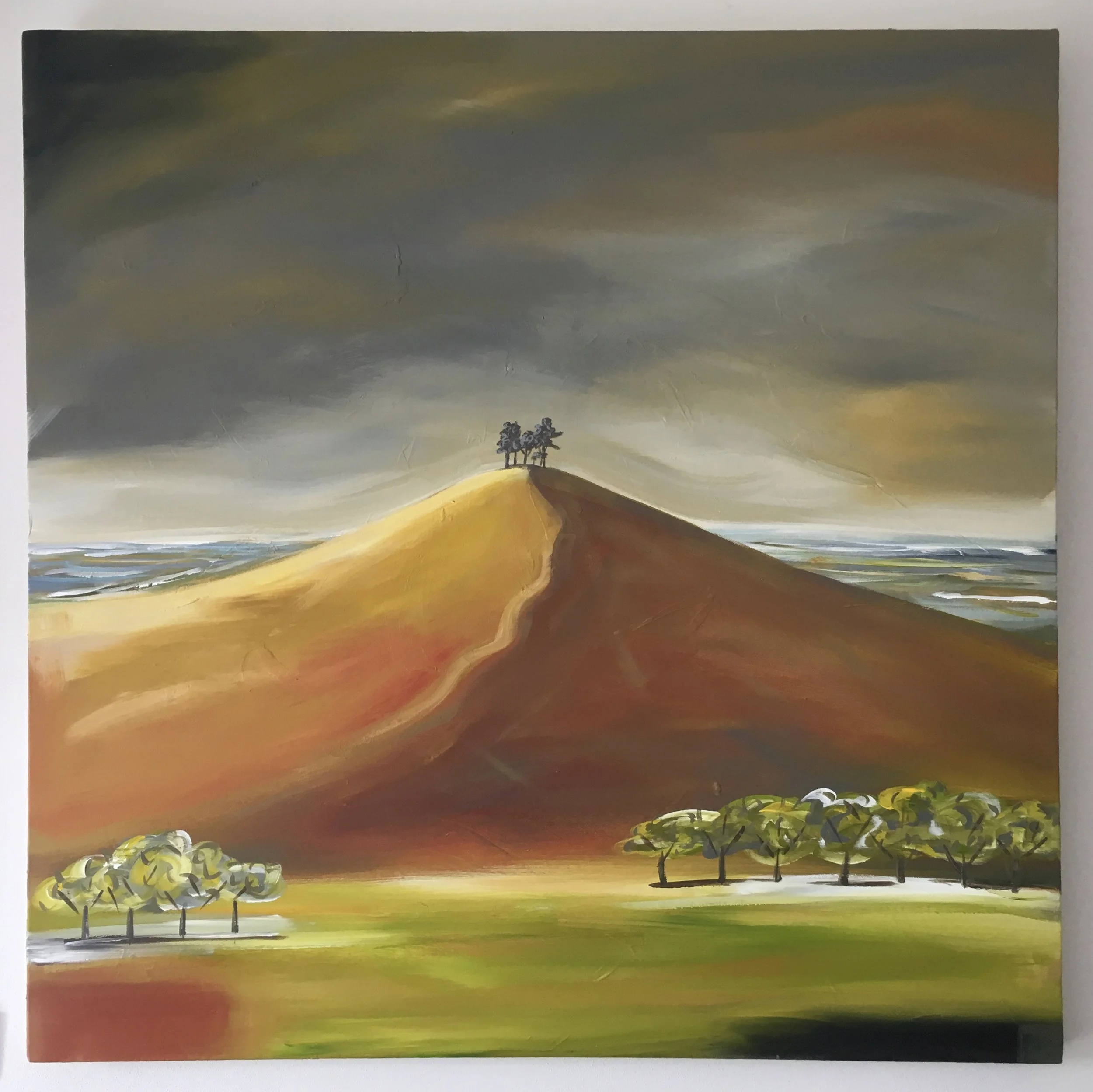 My largest painting of the show has gone to live in Australia!