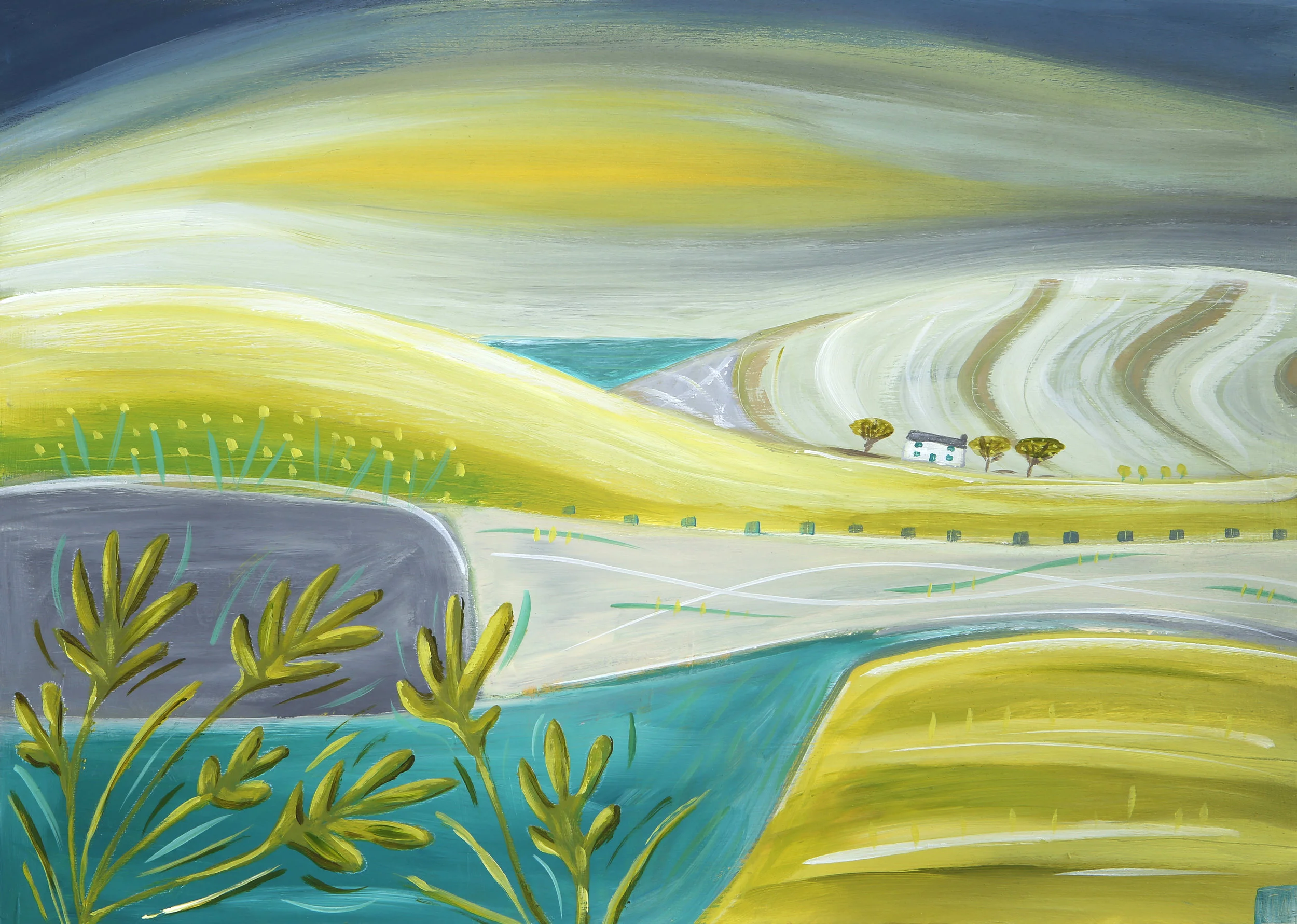 'Late Spring Fields' SOLD