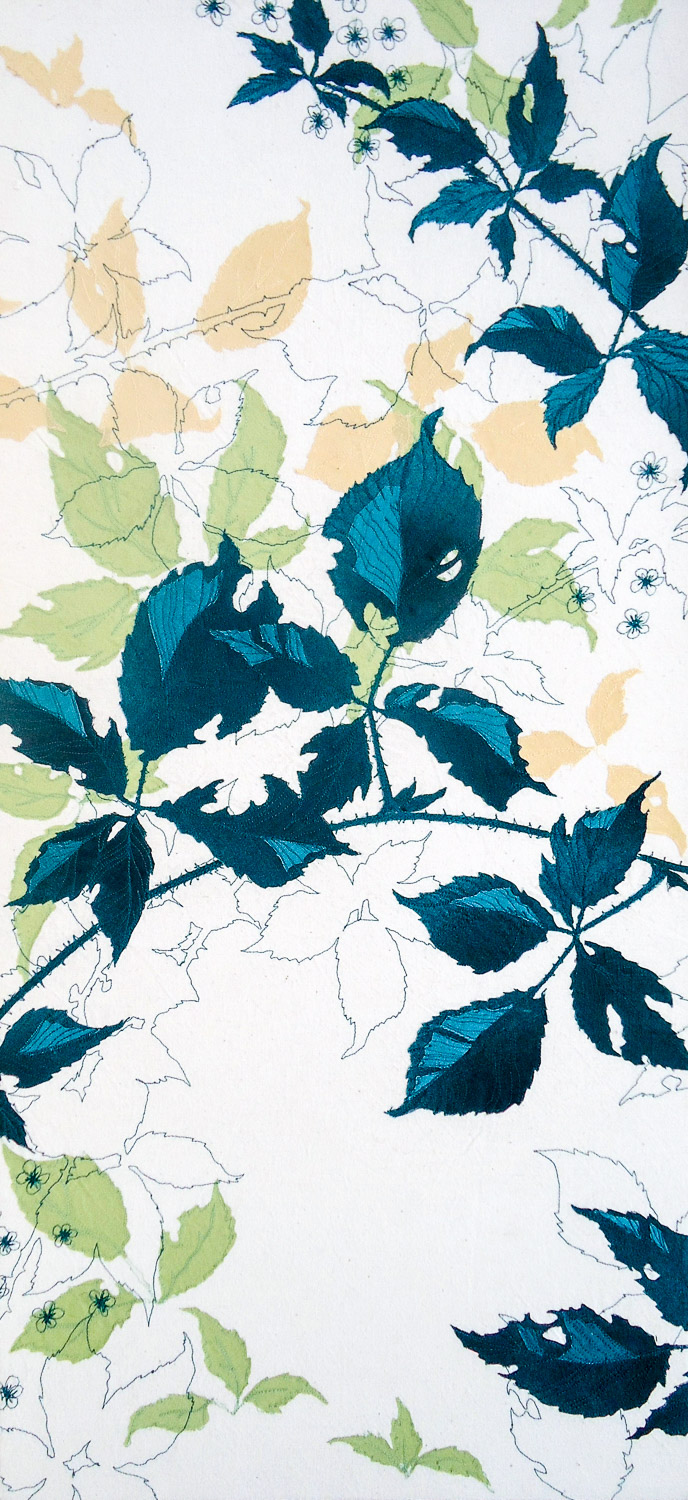 Green Brambles | Helen Poremba Textile Art & Sewing Workshops