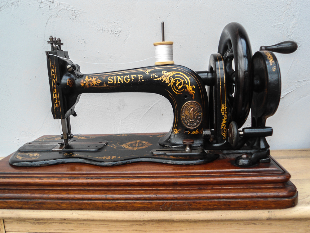 102 year old Singer Industrial Sewing Machine. I still use…
