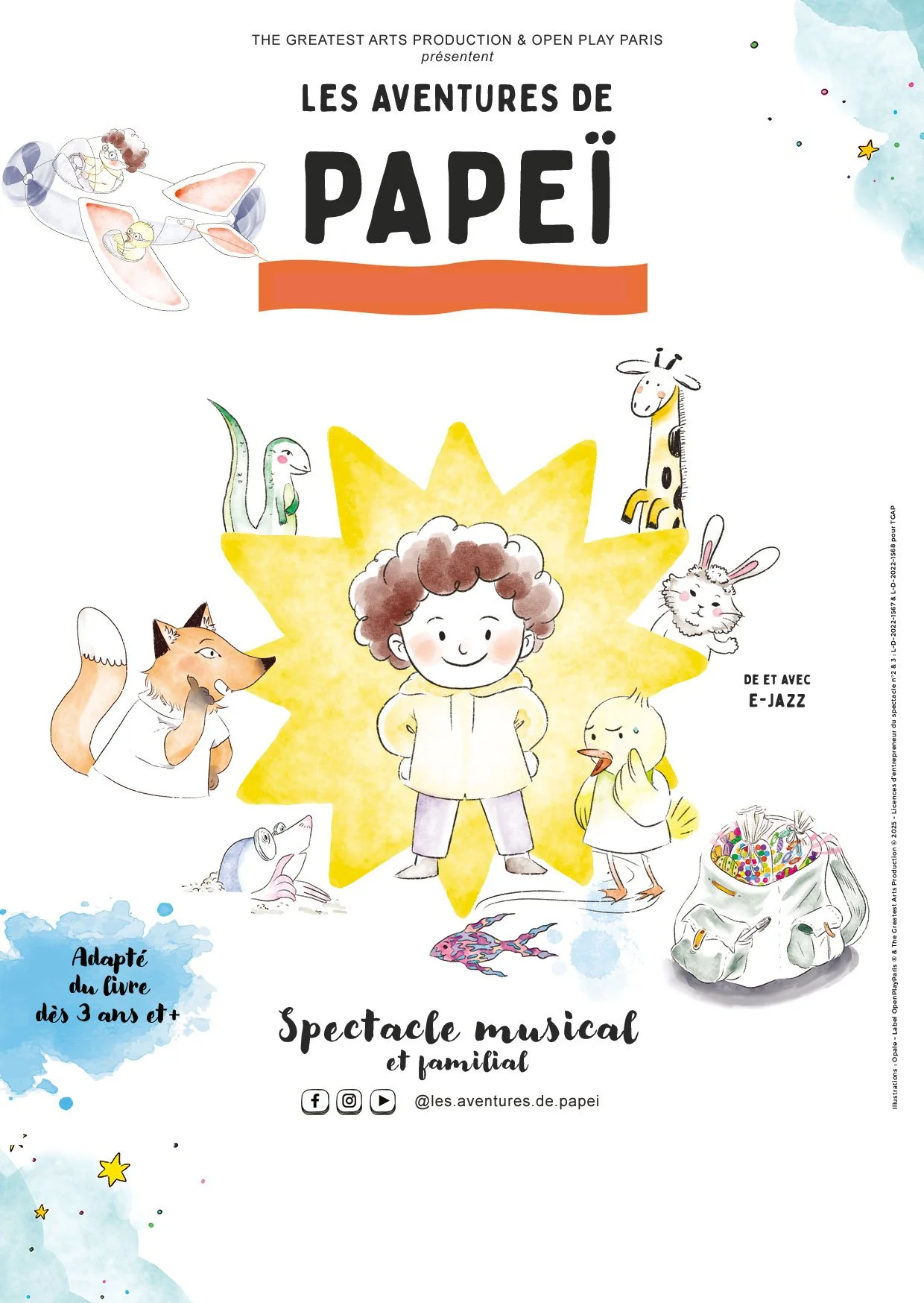 Les aventures de Papeï - Le spectacle musical à l'espace We Welcome de Lagny Sur Marne (77)