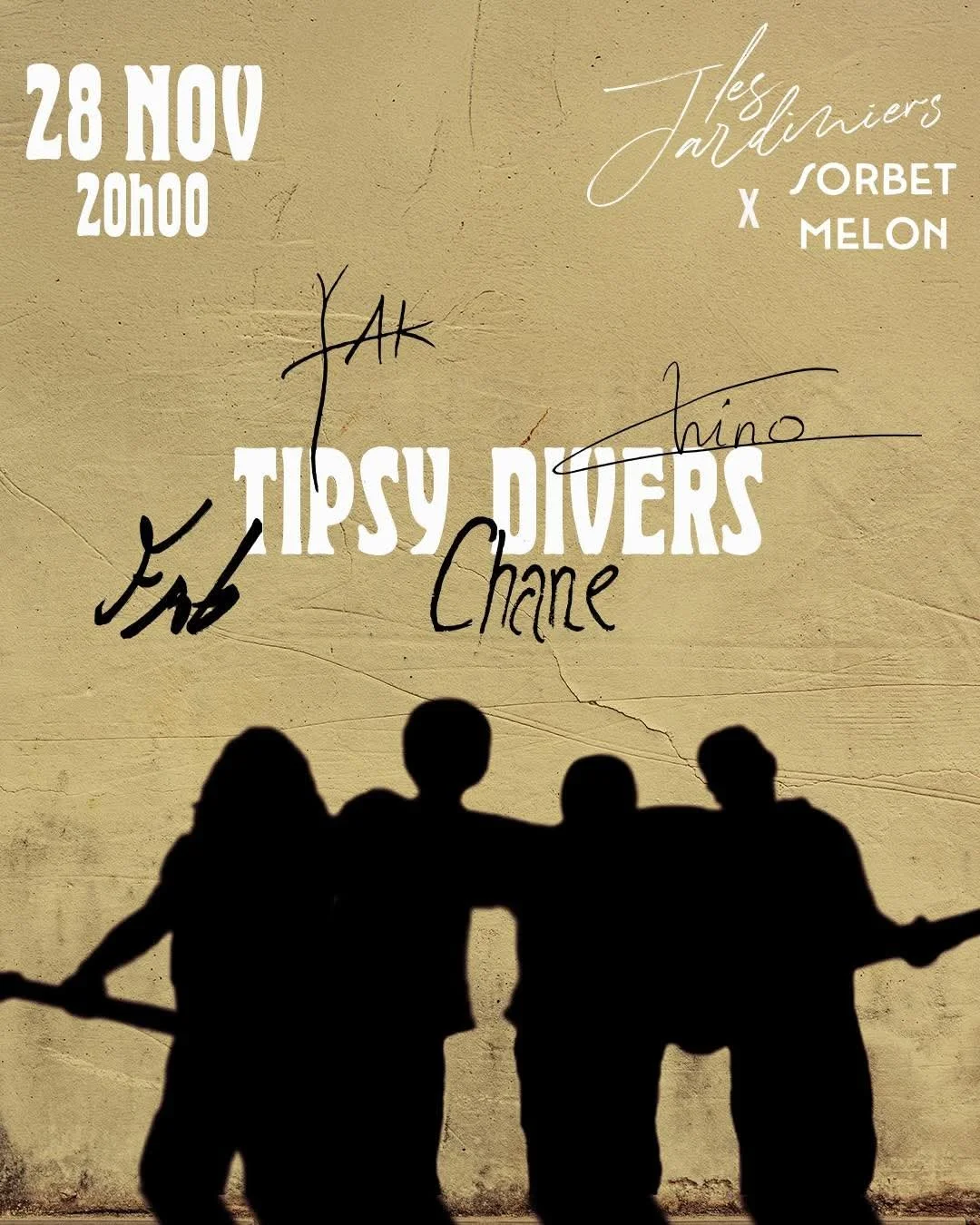 Concert 100% Rock avec Tipsy Divers
