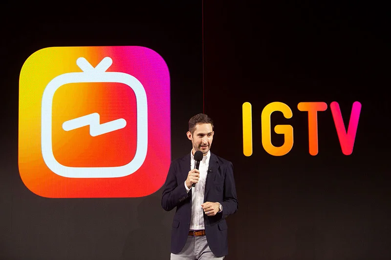 The launch of IGTV in San Francisco.
