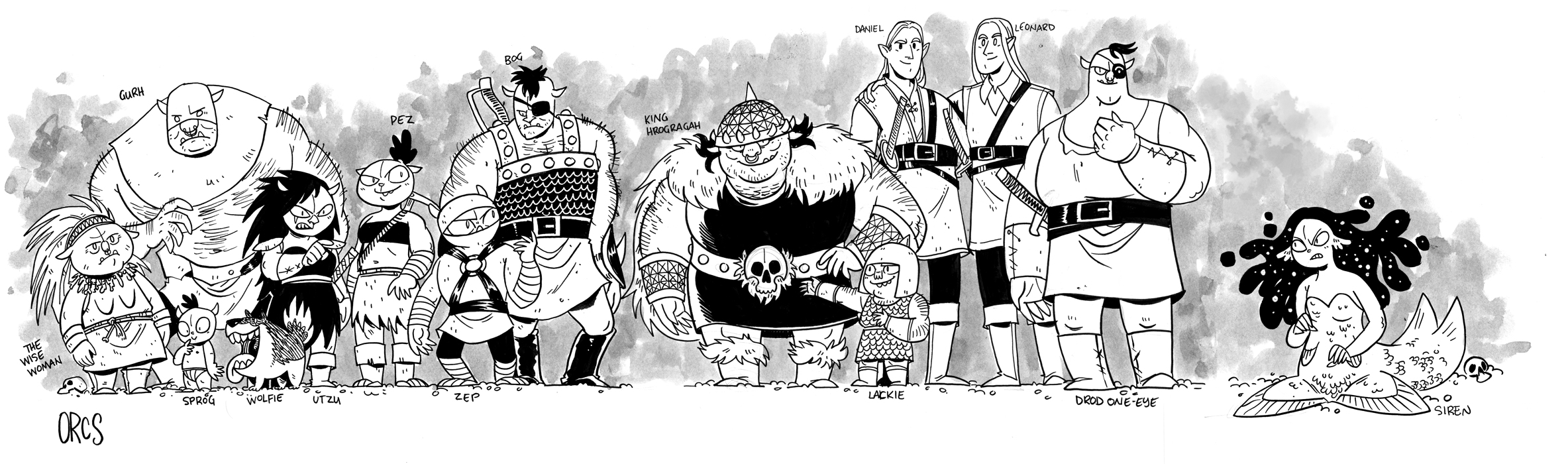 The cast of ORCS!