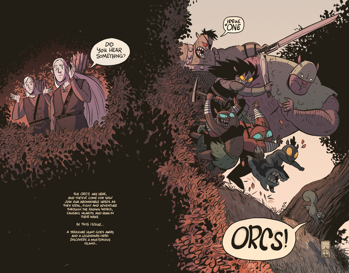 ORCS! wrap around cover