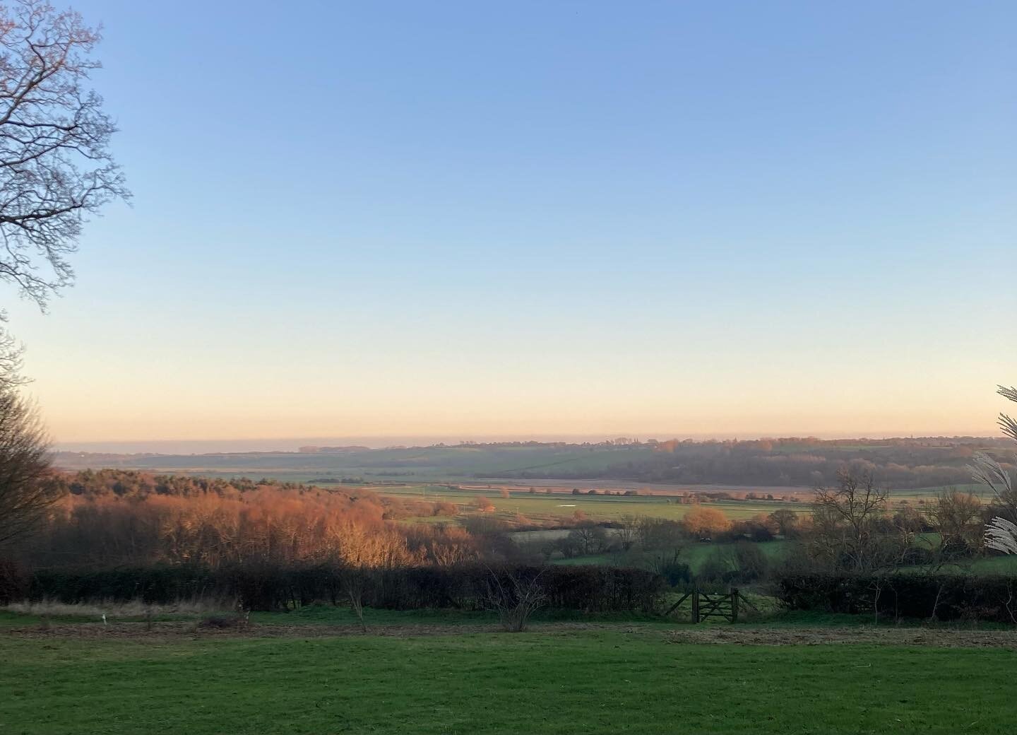 The valley is looking beautiful, what a lovely way to start the year. Looking forward to seeing everyone who has booked in. Thank you. Wishing all a happy New Year may it be full of fun. #barefootyurts #glamping #luxury camping #yurts #eastsussex #ry