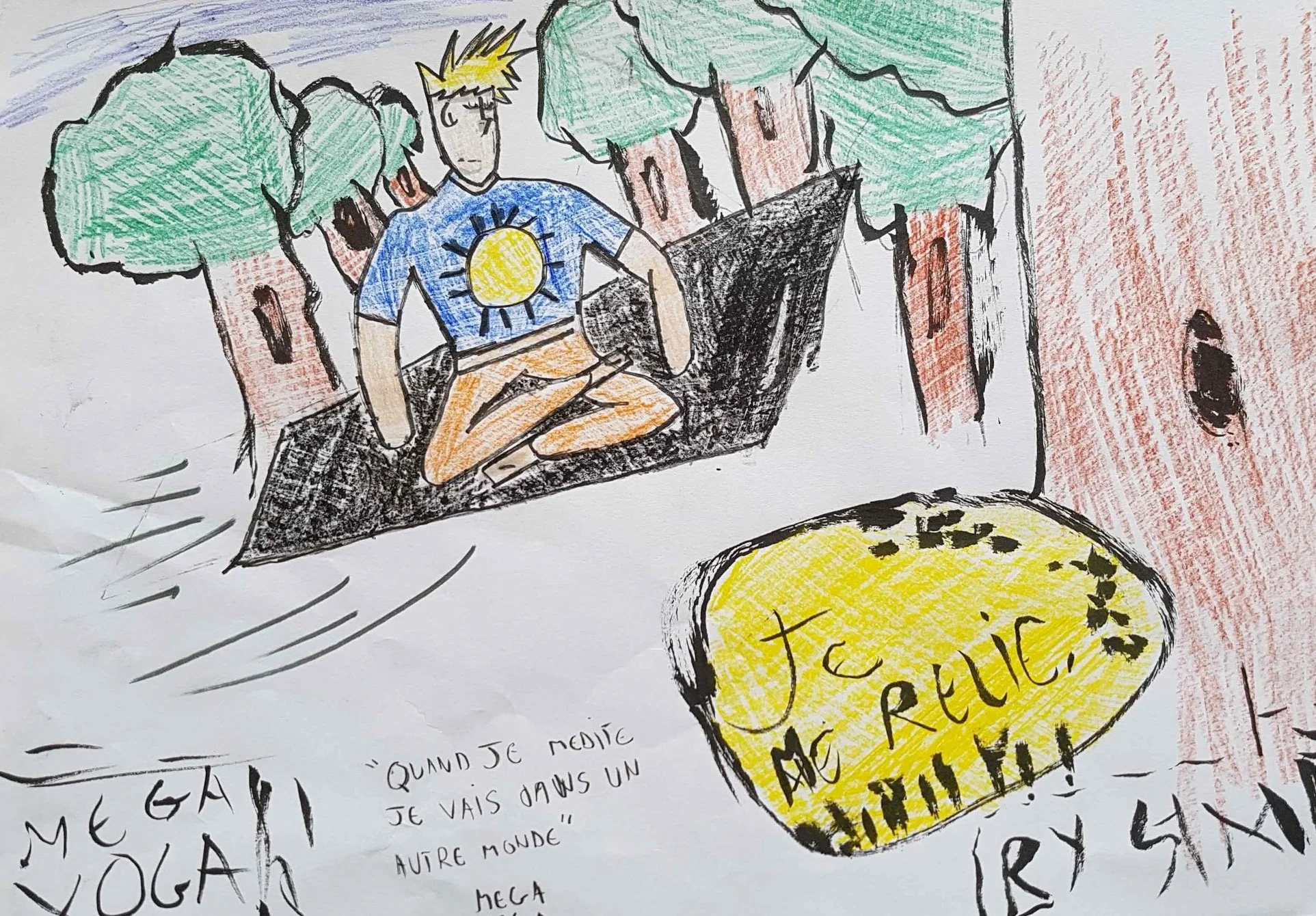 Merci au petit Mangaka Simon pour les illustrations