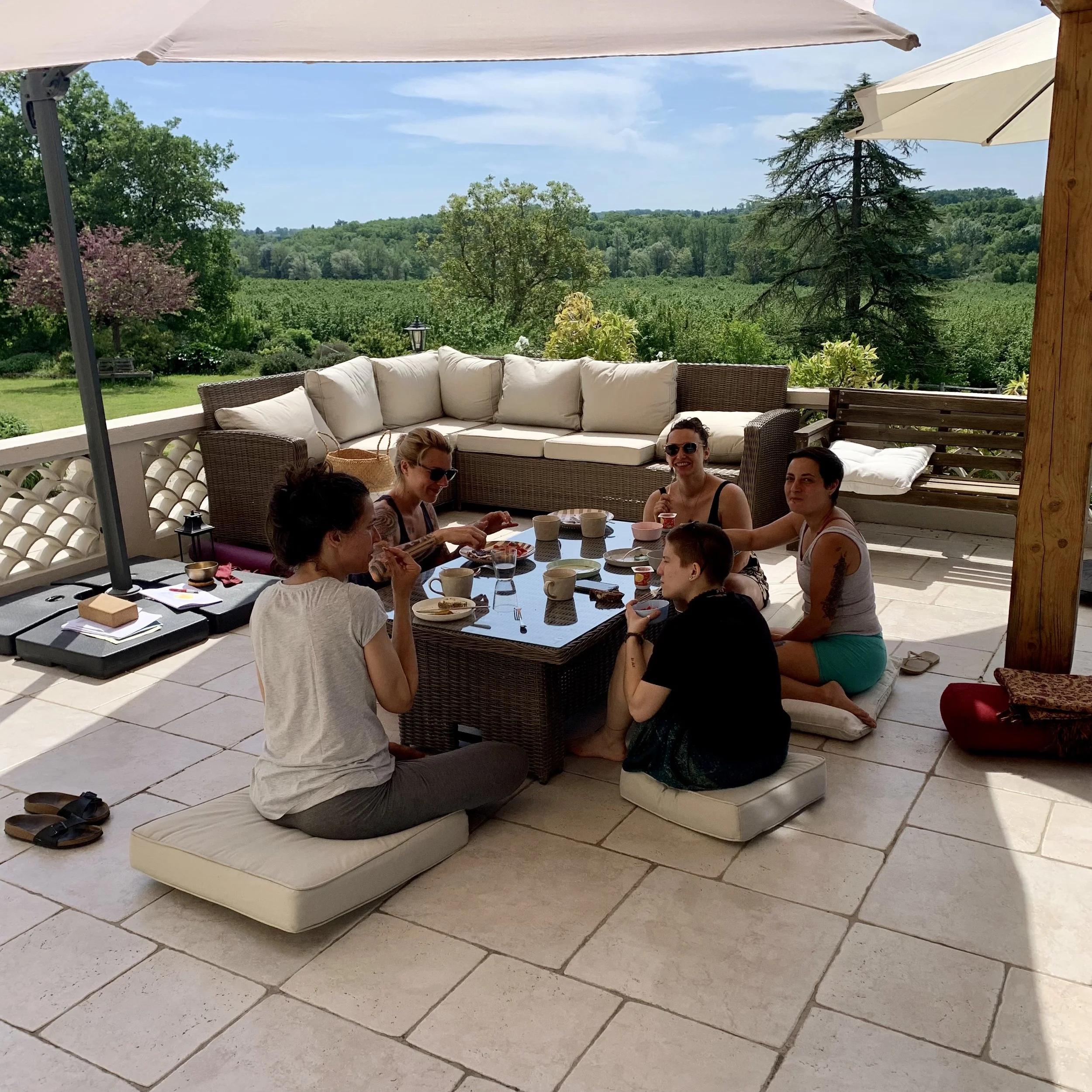 Retraite de yoga avec Emmanuelle Yoga