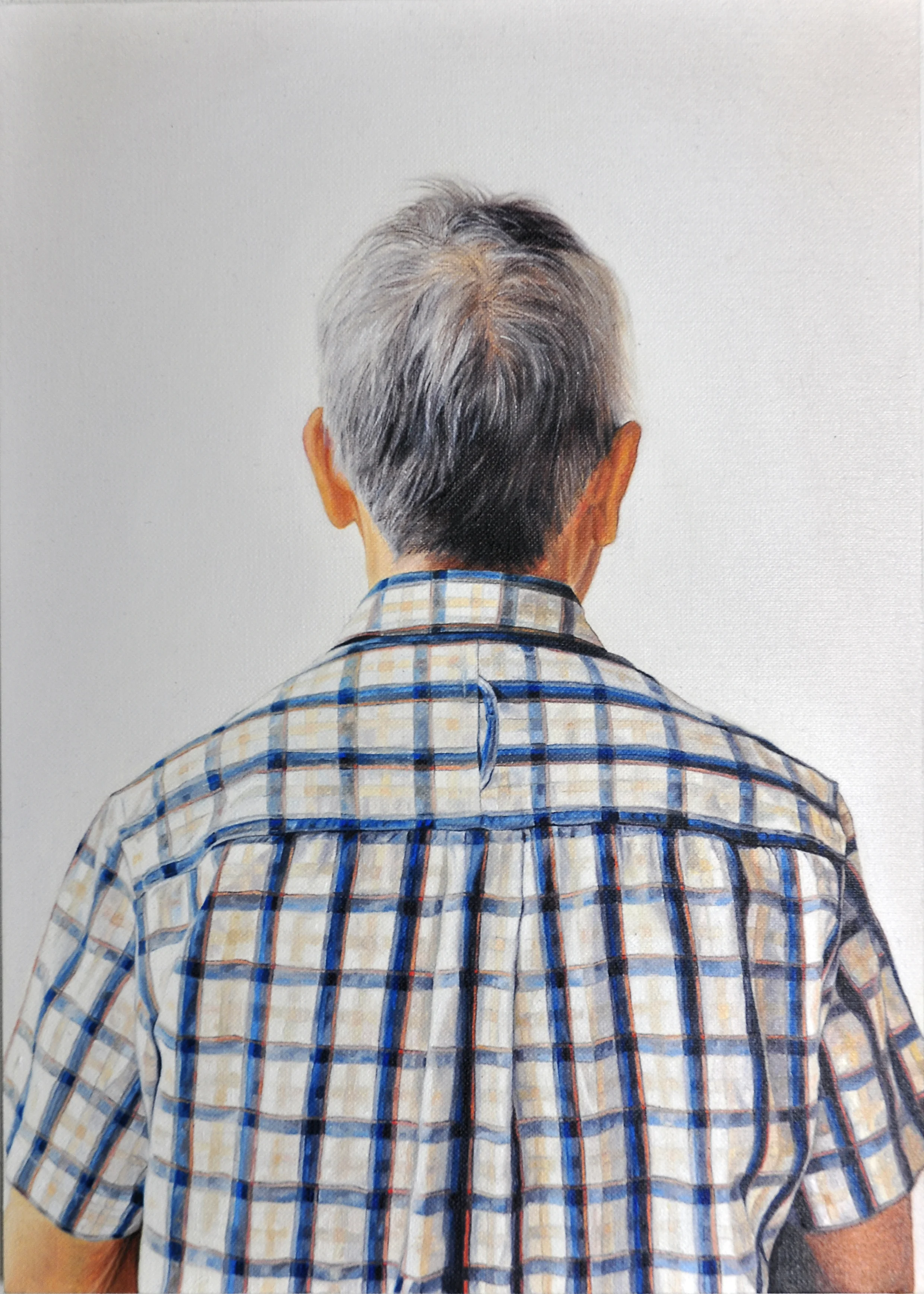 N O N A G A R C I A (1978) Untitled, 2010, óleo sobre lienzo, 2 9 , 5 x 2 1 , cortesía del artista y Asia Art Archive, Hong Kong.