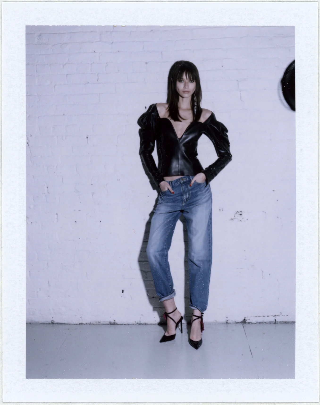 Total look de SAINT LAURENT. 