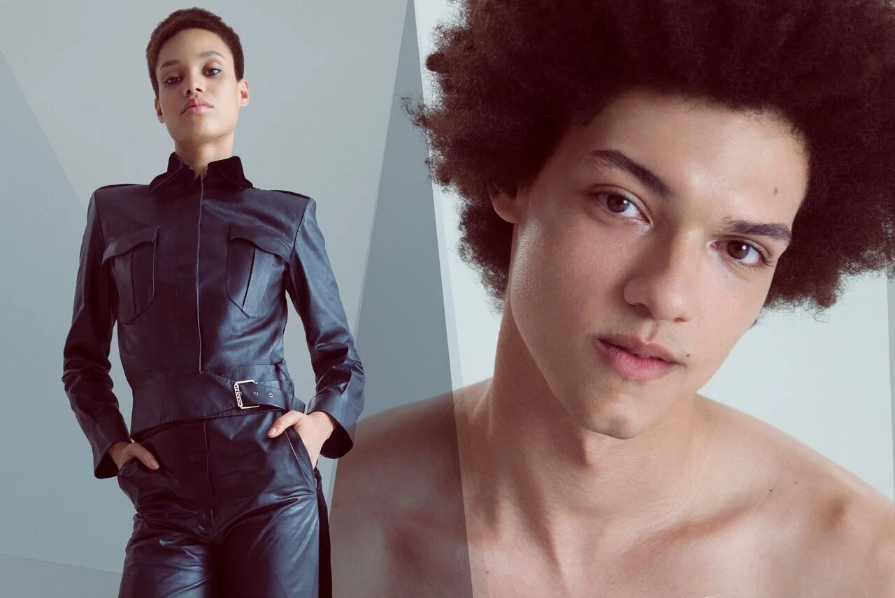 Afrodita viste chaqueta y pantalones de CHANEL.