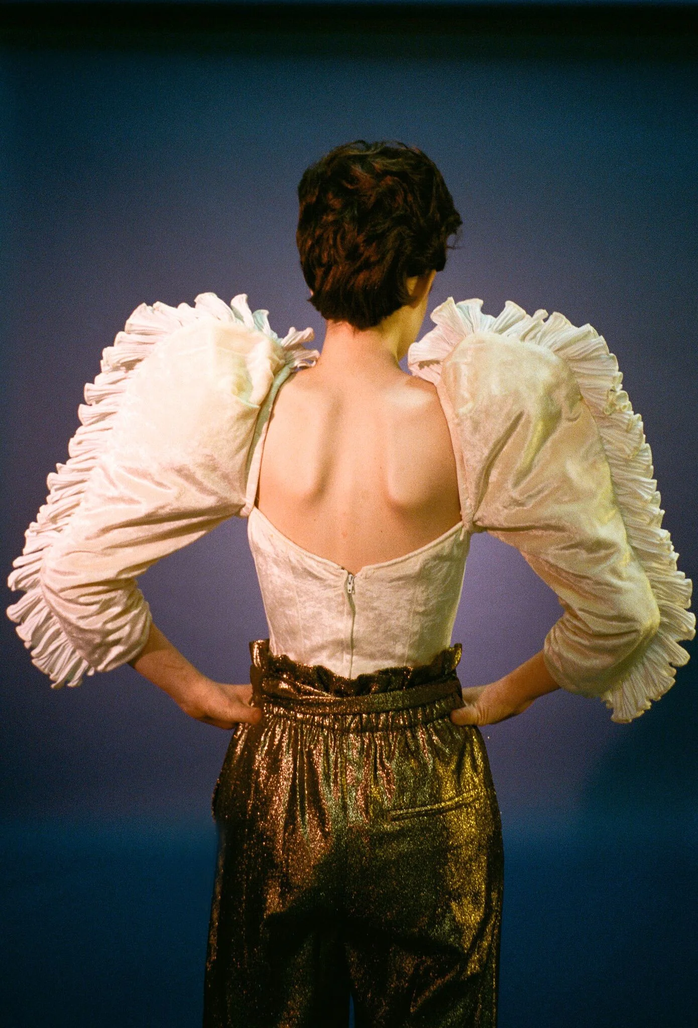 Blusa y pantalones vintage. 