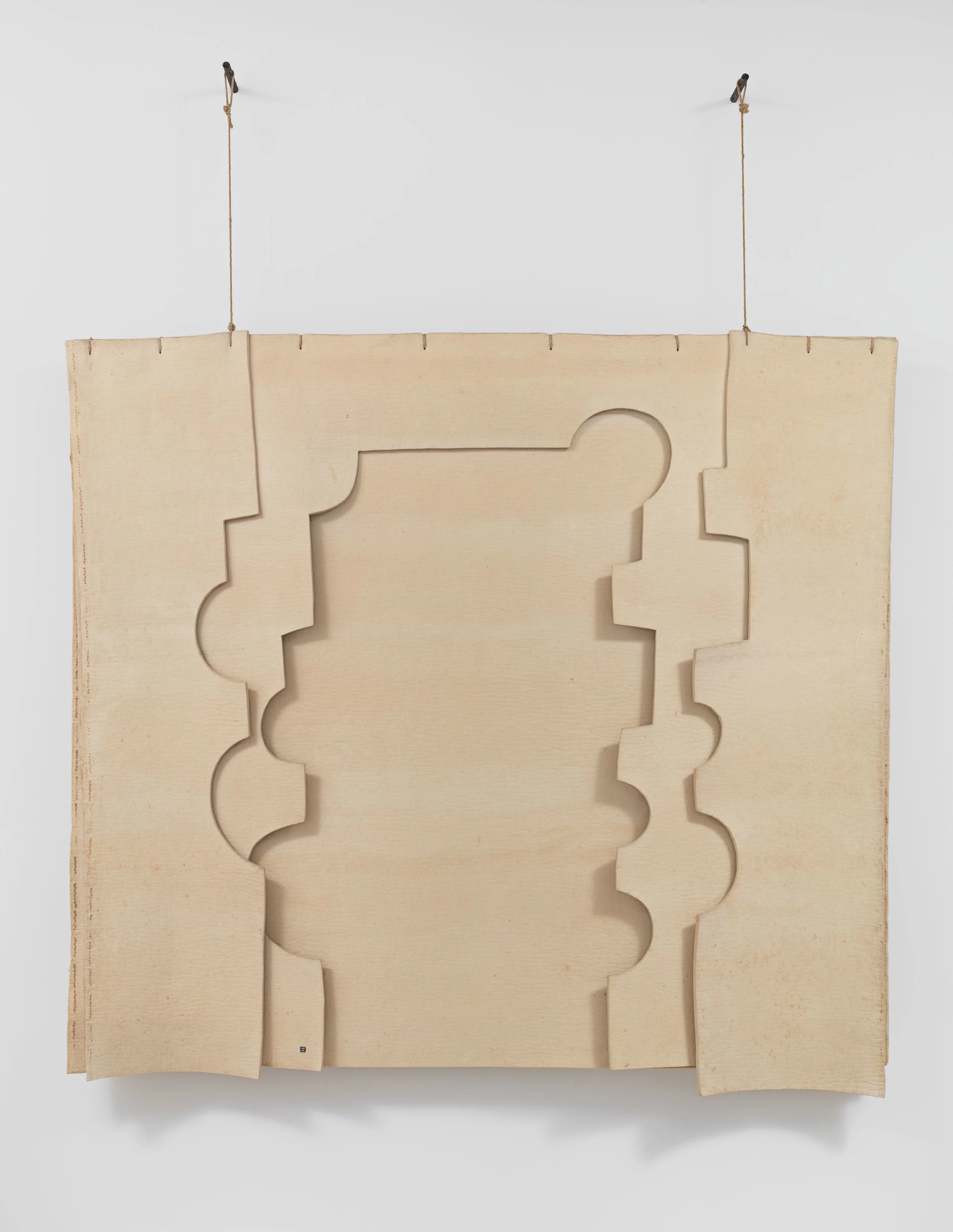 Eduardo Chillida Gravitación (Gravitation) 1990 Felt 179.2 x 194.2 cm / 70 1/2 x 76 1/2 in