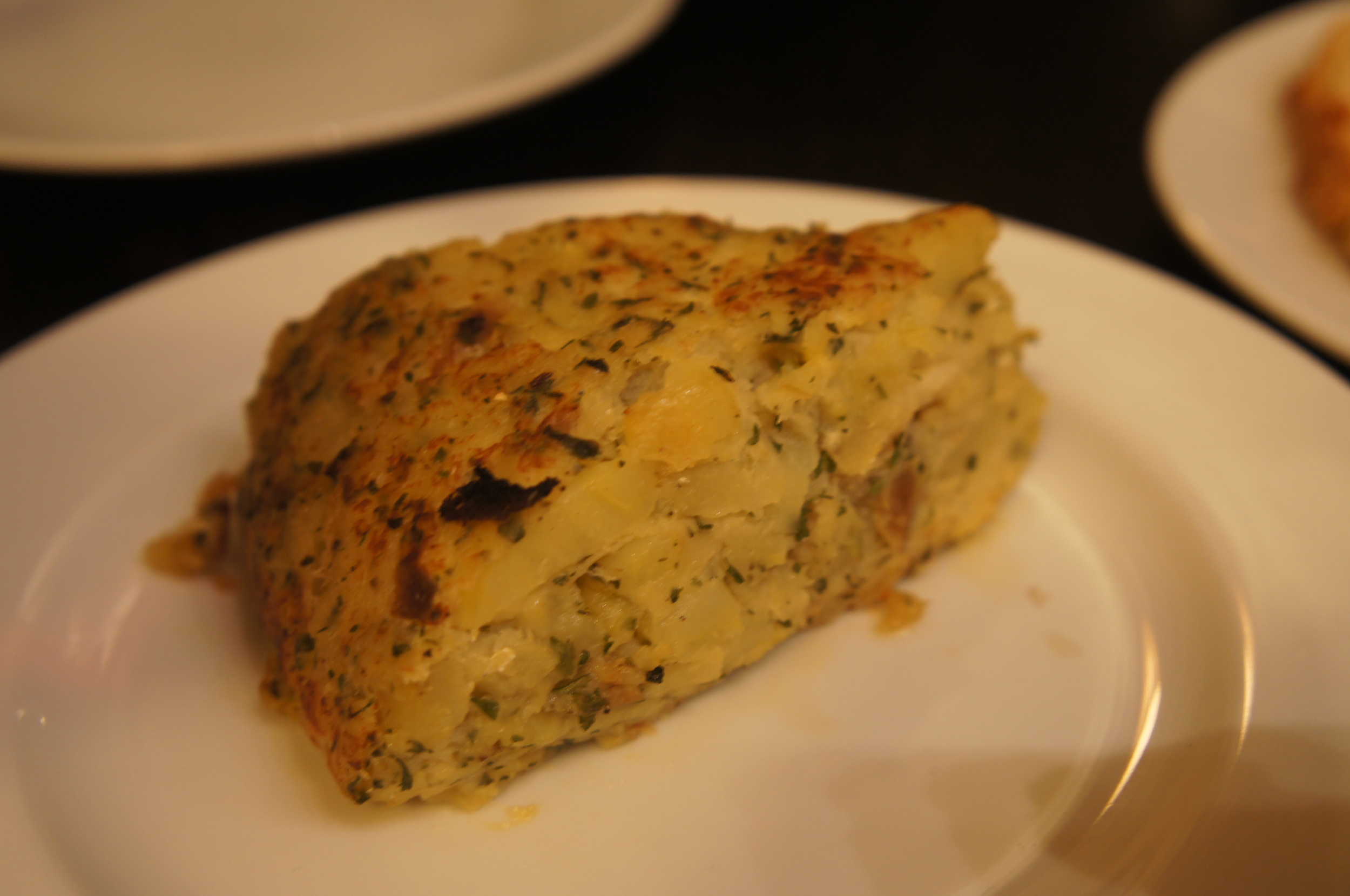 Tortilla de bacalhau. Minha favorita.