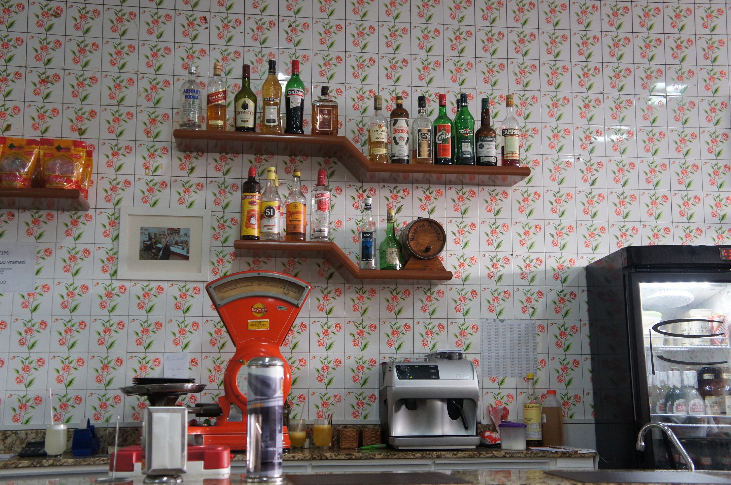 Detalhe da decoração da Effendi.