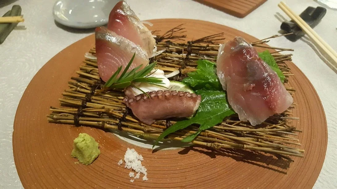 A aguardadíssima etapa 3: Sashimi (Serra, Carapau e Polvo).
