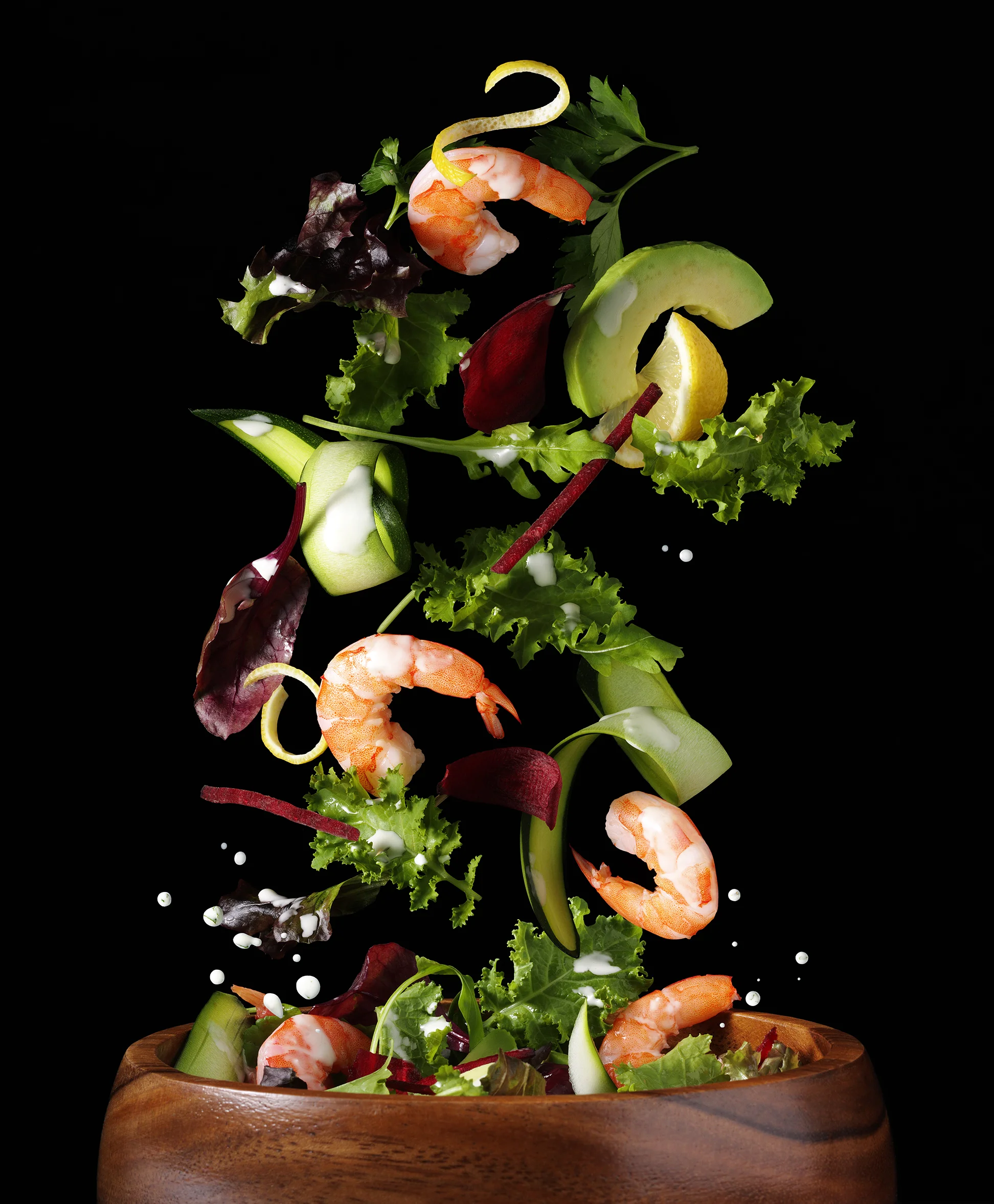Hilary Moore Food Photography Flying food