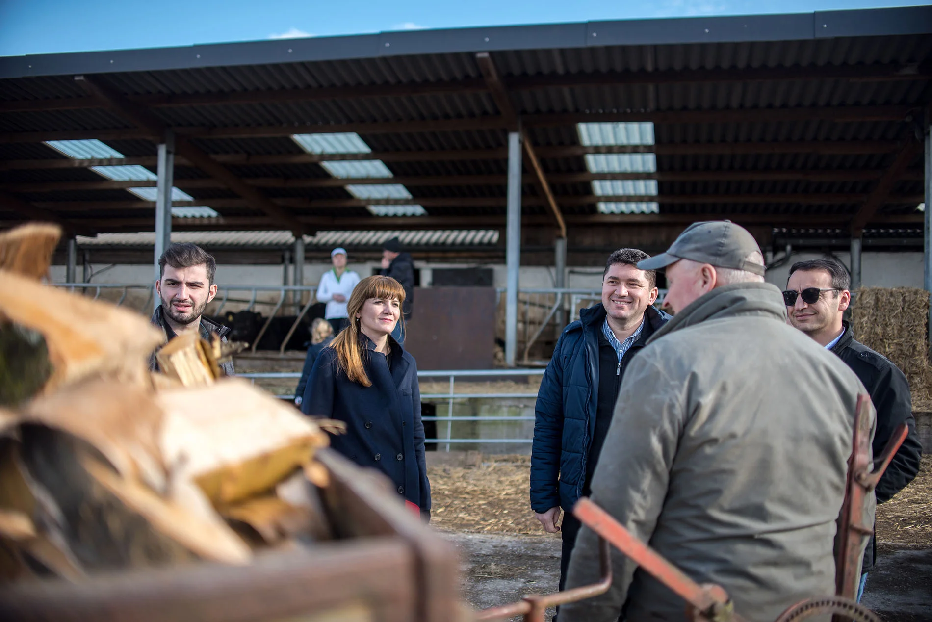 Bauernhof Hütter besuch gefördert durch CEFE International, 2018.