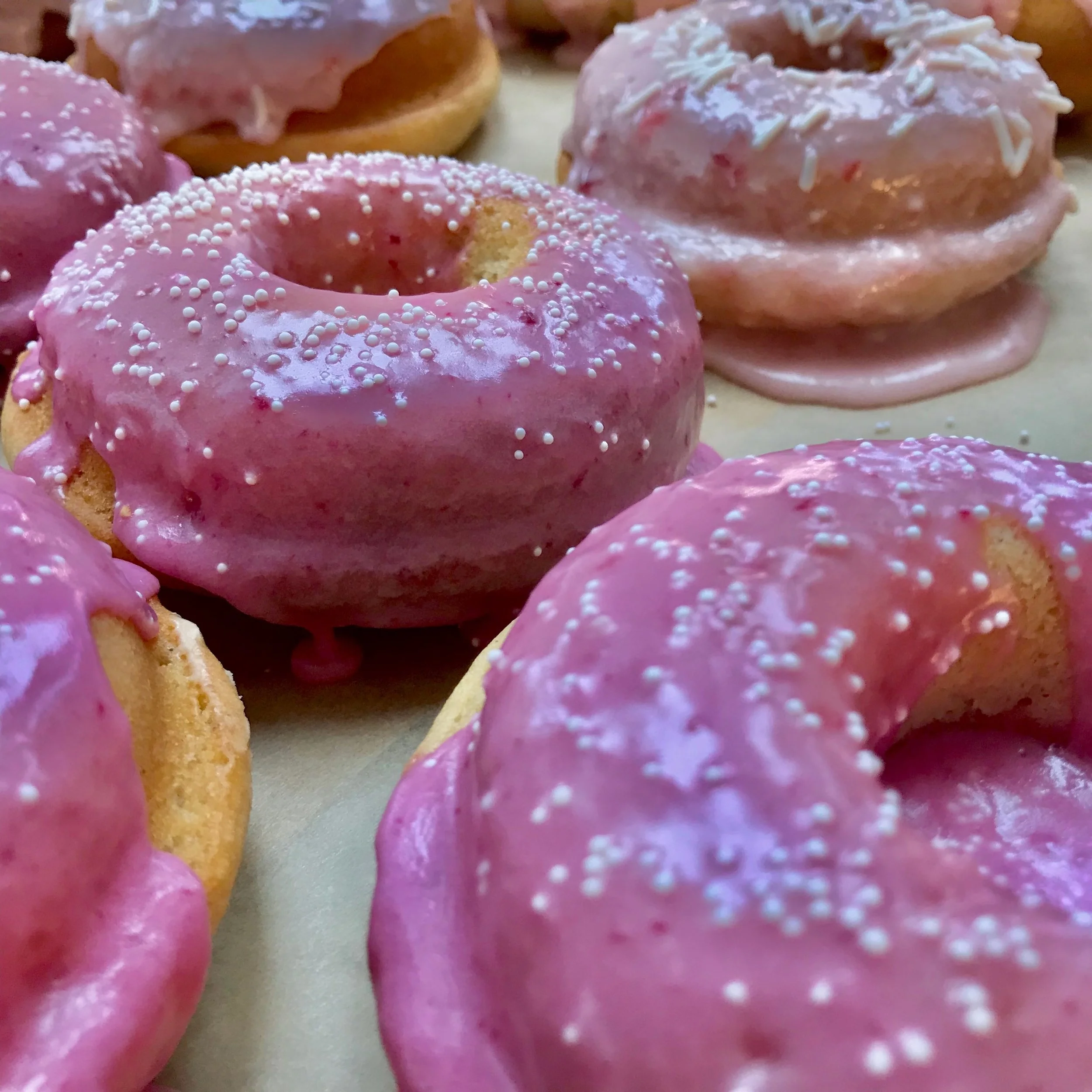 Simply Vanilla Baked Dough-Nots
