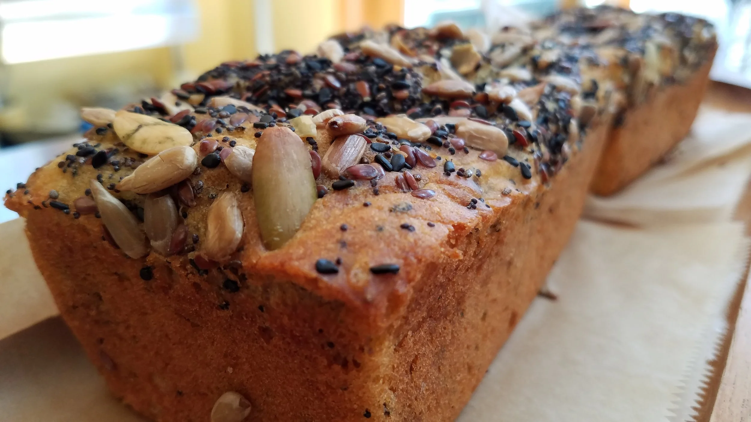 Seeded Ancient Grain Tea Bread