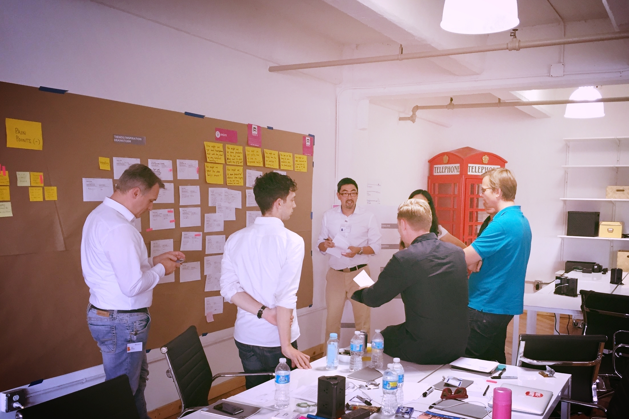 Design Thinking workshop with our partner The Design Gym and participants in New York