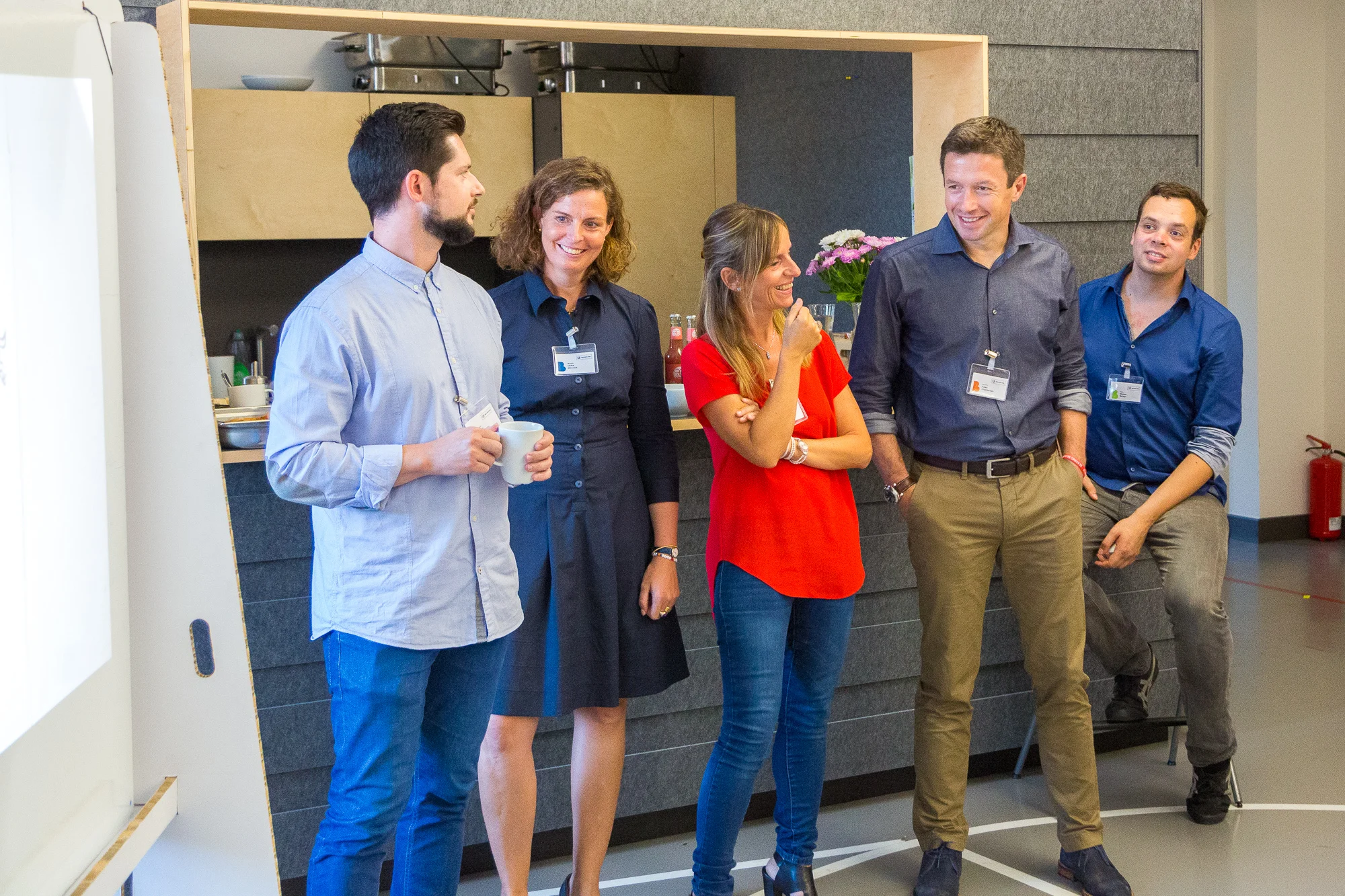 Coaching: the above series (5 sessions in total) of workshops enabling clients to use the design thinking methodology for the first time and prototype with digital experts.
