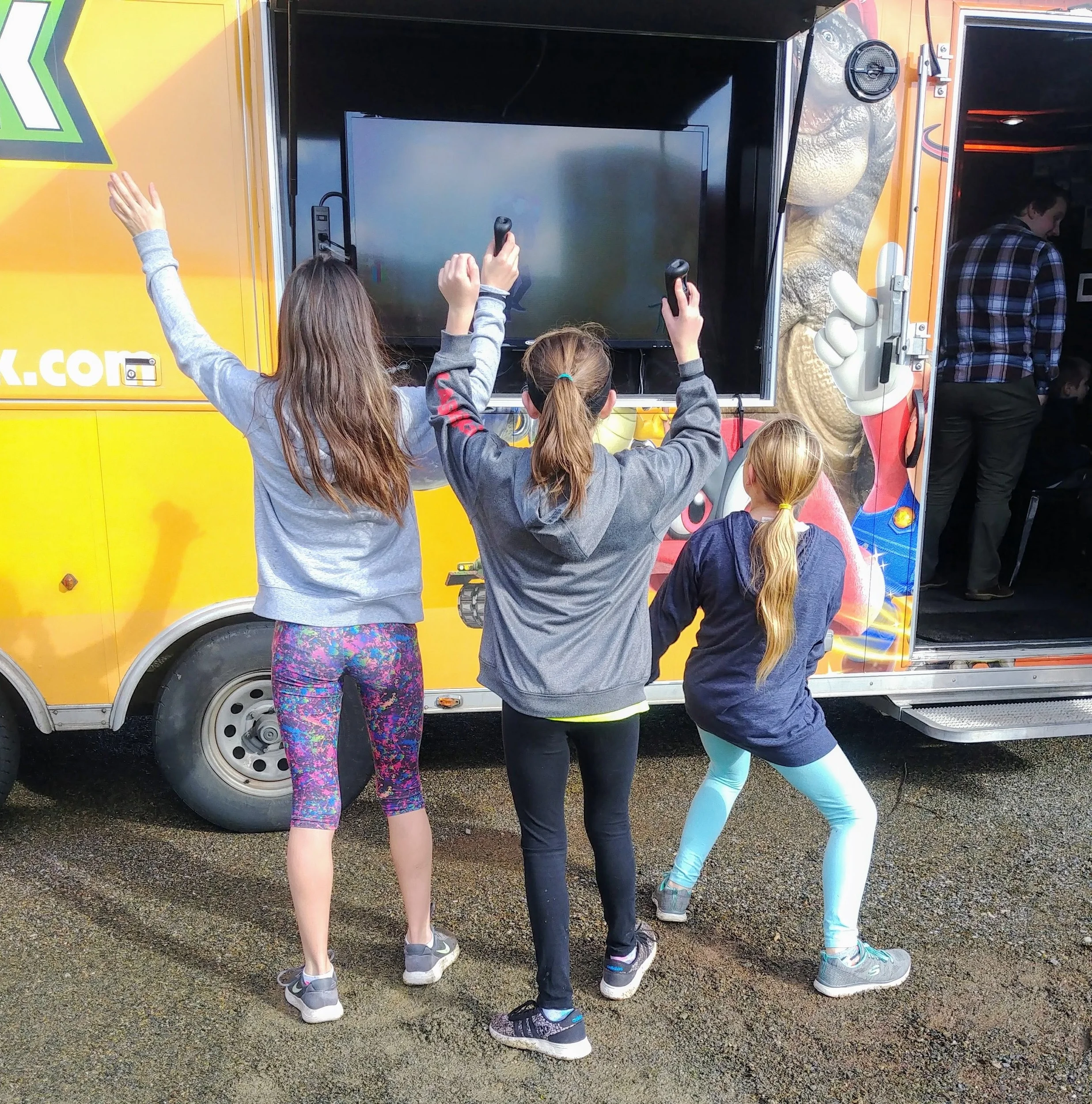 Enjoy video games both in and outside the GameTruck!
