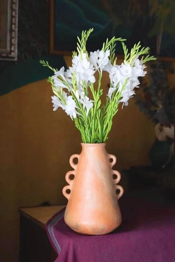 Made in Oaxaca ceramic vessel in blush