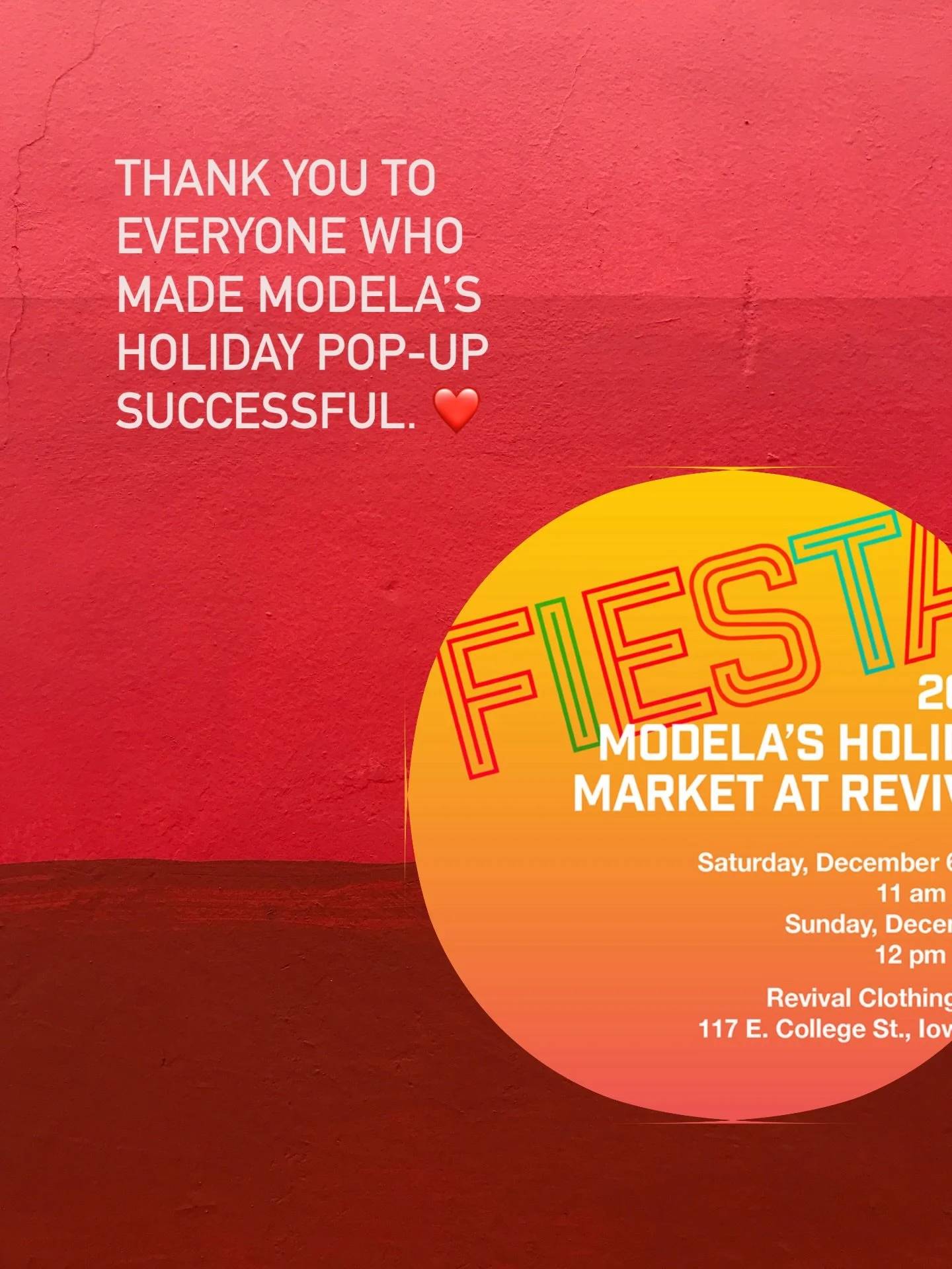 Thank you to @sheila.revival, the team at @revivaliowacity, @fjs222, @pix.wood, @downtowniowacity, and all the friends and new friends who came! And the artists who made what you purchased (see previous post) if you haven&rsquo;t yet.
I&rsquo;ll let 