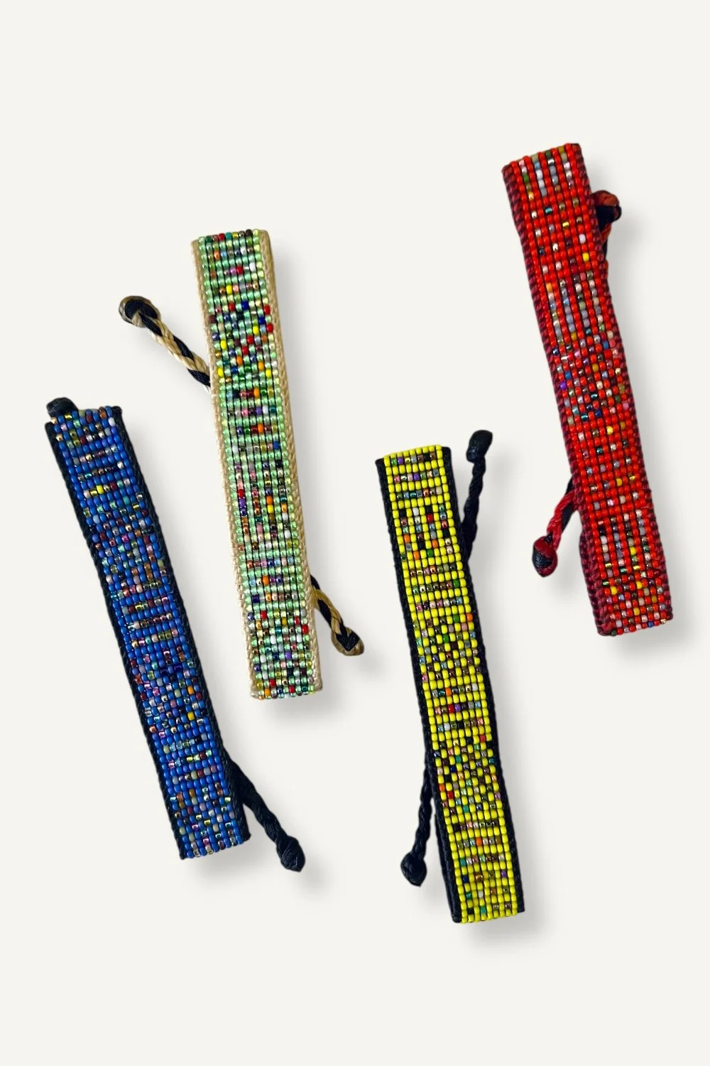 Japanese glass beaded bracelets
