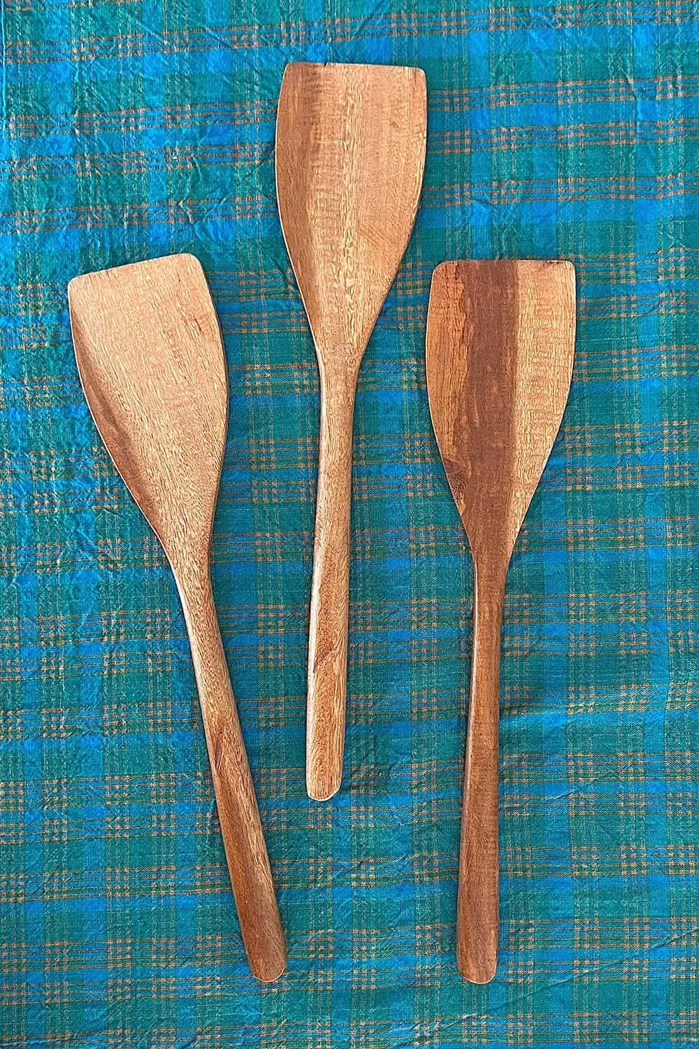 Tropical wood spatula hand carved in Oaxaca