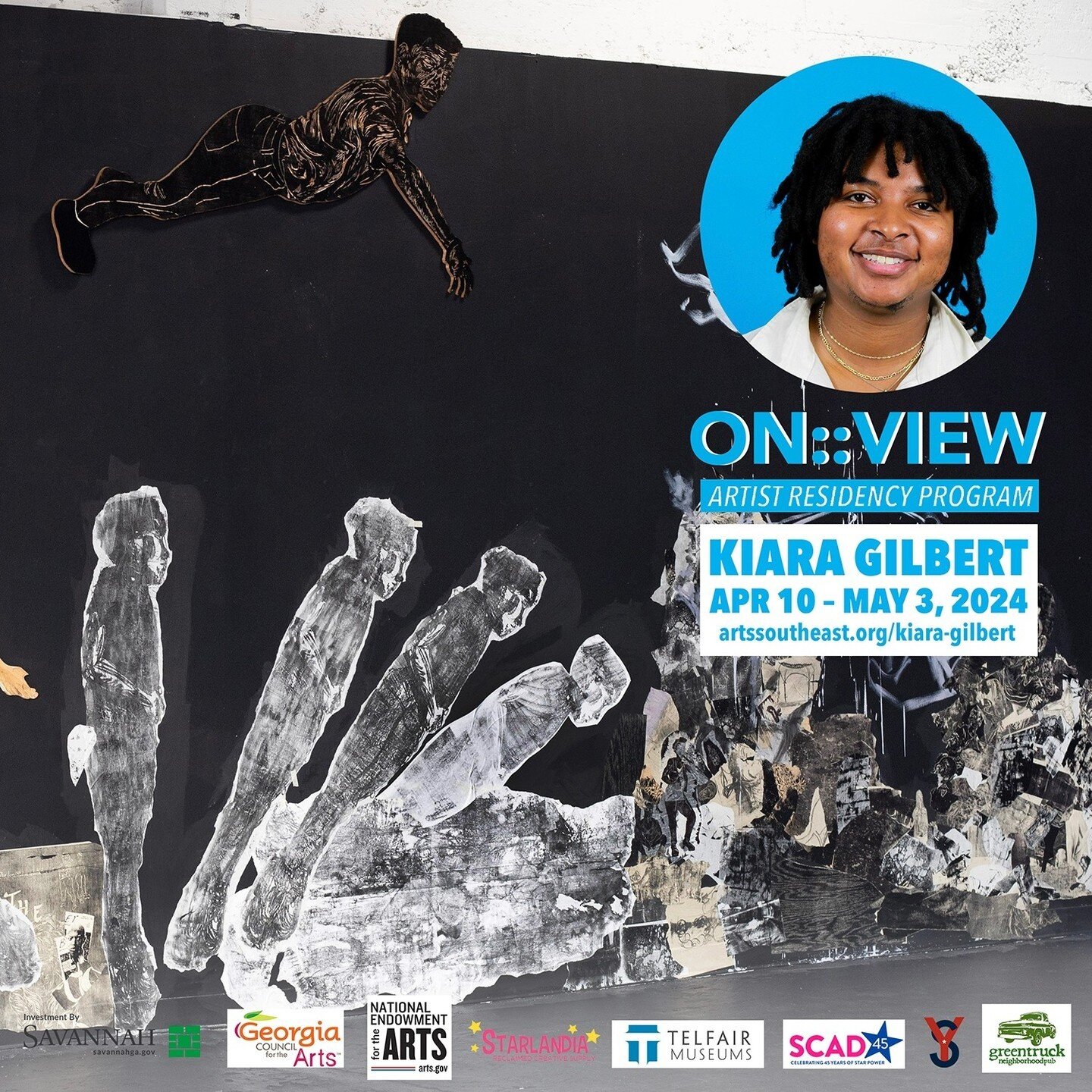 Up Next in the @onviewresidency: Kiara Gilbert (Atlanta, GA) @kiaragilbertart⁠
⁠
April 11th &ndash; May 3rd, 2024⁠
⁠
Kiara Gilbert (they/them) explores how emotional landscapes are shaped and perceptions of history are misinformed by colonized narrat