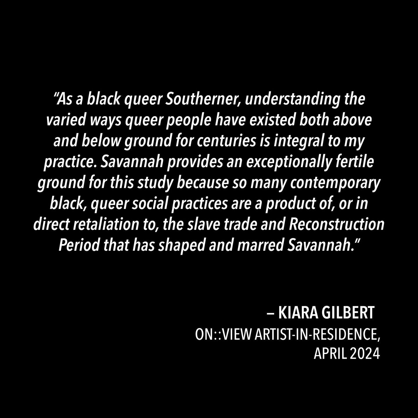 Please join us in welcoming Kiara Gilbert (Atlanta, GA) @kiaragilbertart to the @onviewresidency ⁠
⁠
April 11th &ndash; May 3rd, 2024⁠
⁠
About the Artist:⁠
⁠
Kiara Gilbert (they/them) explores how emotional landscapes are shaped and perceptions of hi