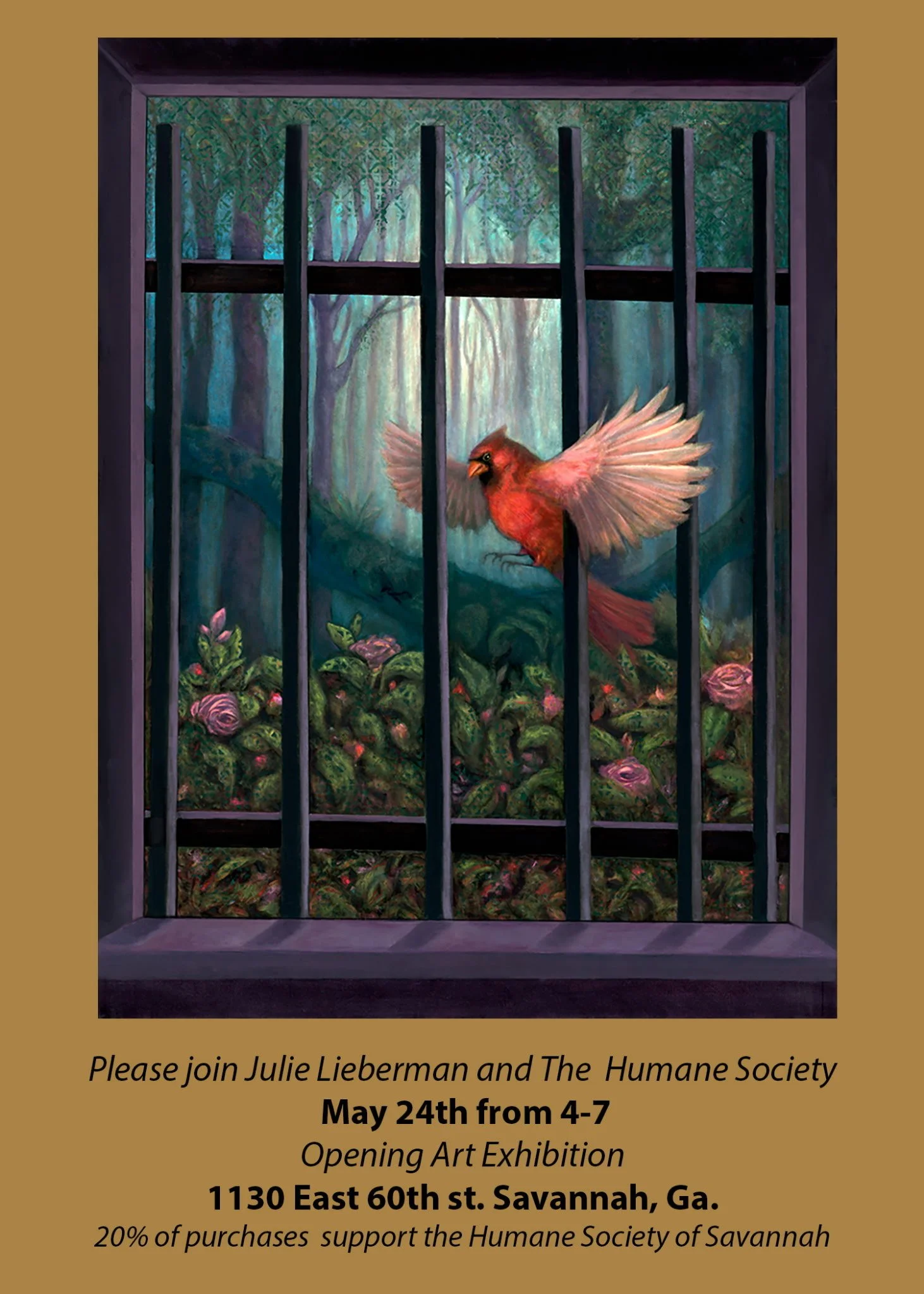 Julie Lieberman: "Benefiting the Humane Society."